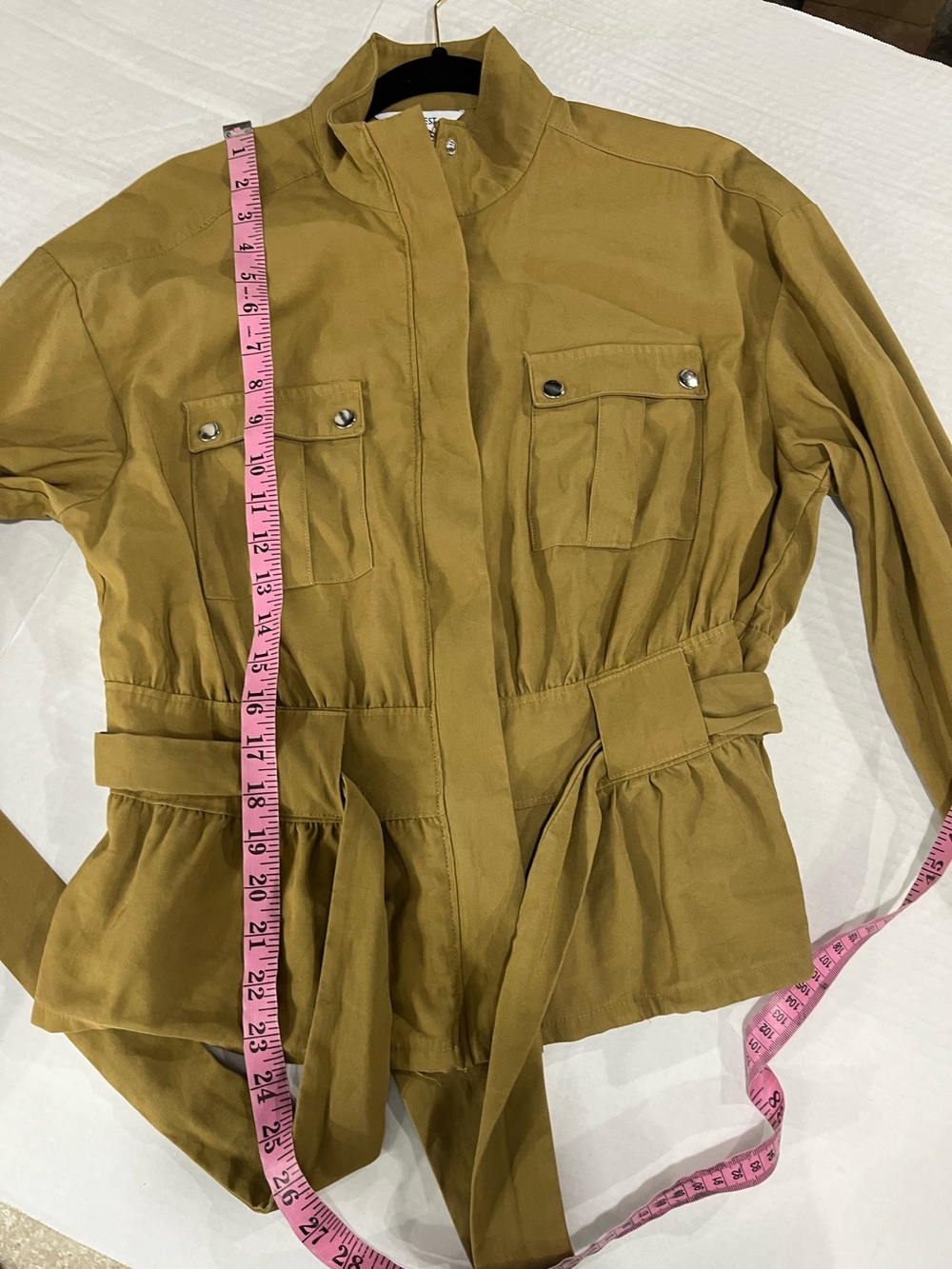 NINE WEST BELTED UTILITY JACKET - Picture 4 of 14
